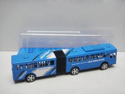 FRICTION BUS W/LIGHT & MUSIC RED/BLUE/WHITE - HP1026376