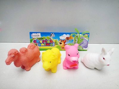 VINYL ANIMALS W/TREE 4PCS - HP1026760