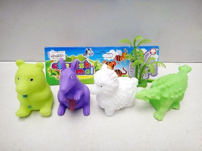 VINYL ANIMALS W/TREE 4PCS - HP1026762