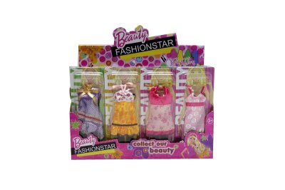 DOLL DRESS 4ASST.(24PCS/DISPLAY BOX) - HP1027131