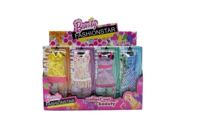 DOLL DRESS 4ASST.(24PCS/DISPLAY BOX) - HP1027134