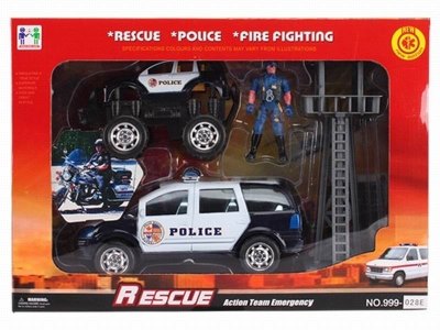 FRICTION POLICE CAR SET - HP1027263