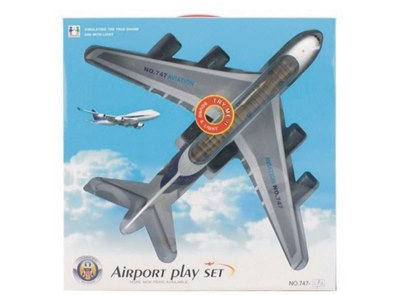 FRICTION PLANE SET W/SOUND & LIGHT,INCLUDE 2 BUTTON CELL - HP1027339