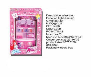 WINX CLUB魔法俏佳人书柜带灯光音乐 - HP1027495