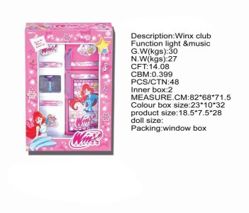 WINX CLUB魔法俏佳人冰箱带灯光音乐 - HP1027496