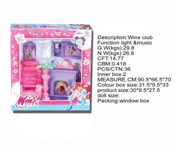 WINX CLUB魔法俏佳人客厅带灯光音乐 - HP1027500