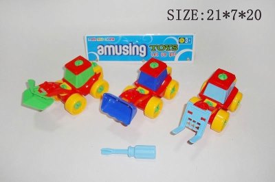 ASSEMBLE FREE WAY CONSTRUCTION CAR 3PCS - HP1027743