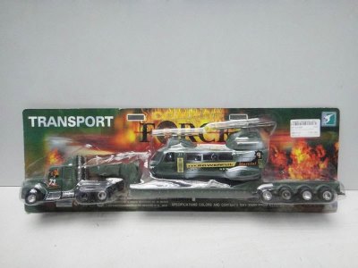 FRICTION CAR W/HELICOPTER - HP1027946