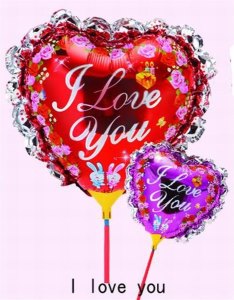 HEART FILLET BALLOON 2COLOR  - HP1028122