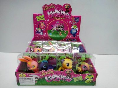 VINYL CARTOON ANIMAL 6ASST 12PCS/DISPLAY BOX - HP1028577