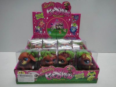 VINYL CARTOON ANIMAL 4ASST 12PCS/DISPLAY BOX - HP1028585