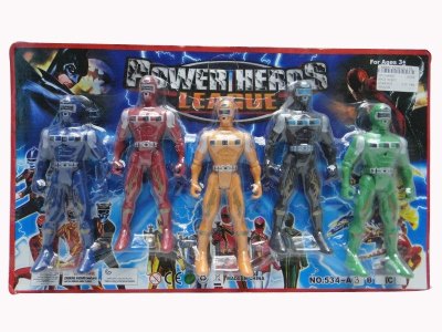 5PCS ROBOT W/LIGHT - HP1028890