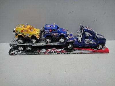 FRICTION TRUCK W/2 MOTORCYCLE RACE - HP1029031