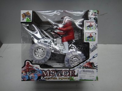 FRICTION MOTOR W/LIGHT & MUSIC RED/BLACK - HP1029259