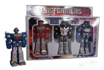 3PCS TRANSFORMER ROBOT W/LIGHT 3COLOR - HP1029291