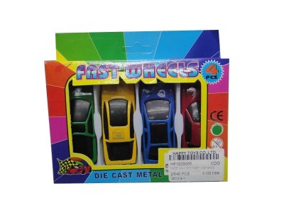 FREE WAY DIE CAST CAR 4PCS - HP1029355