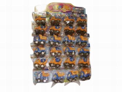 PULL BACK CAR 3ASST,24PCS/BLISTER CARD - HP1029593