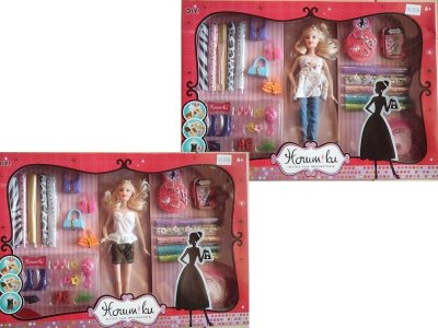 DIY DOLL SET W/ACCESSORIES 2ASST（SOLID BODY） - HP1029657
