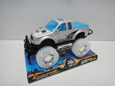 FRICTION CAR W/LIGHT RED/BLUE/SIVER - HP1029765