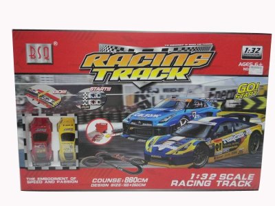 860CM 1：32 B/O RAIL W/RACING CAR & CHARGER & LIGHT - HP1029996