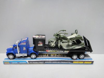FRICTION TRUCK W/FREE WAY MOTOR RED/BLUE/GREEN - HP1030025