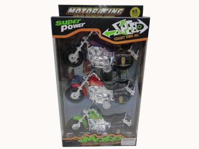 3PCS FRICTION MOTOR BLUE/RED/GREEN - HP1030211