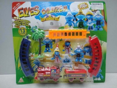 B/O TRIAN & 2PCS SMURFS - HP1030275