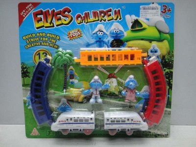 B/O TRIAN & 2PCS SMURFS - HP1030276