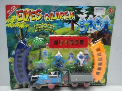 B/O TRIAN & 2PCS SMURFS - HP1030277