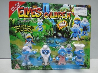 VINYL SMURFS 4PCS - HP1030278