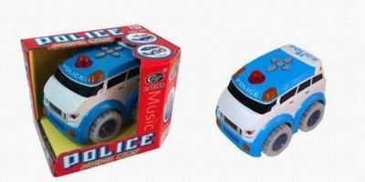 B/O CARTOON POLICE CAR W/LIGHT & MUSIC - HP1030499