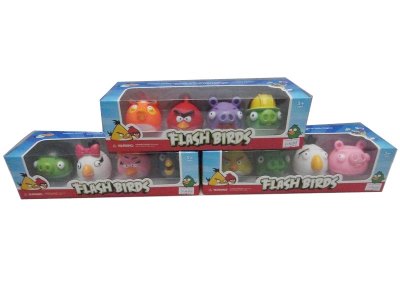 4PCS ANGRY BIRD LIGHT 3ASST  - HP1030608