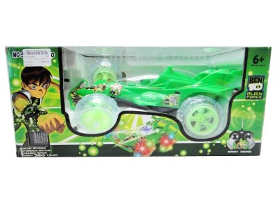 BEN10四通遥控明轮特技车带灯光音乐包电 - HP1030695