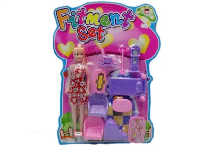 FURNITURE SET W/DOLL - HP1030696