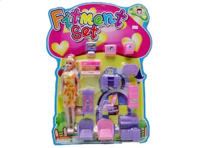 FURNITURE SET W/DOLL - HP1030700