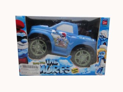B/O BUMP AND GO POLICE CAR W/LIGHT & MUSIC & ROTARY LIFT & 2ASST - HP1030856