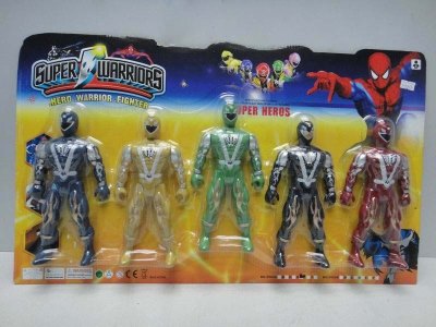 SUPER HEROS W/LIGHT 5PCS  - HP1030863