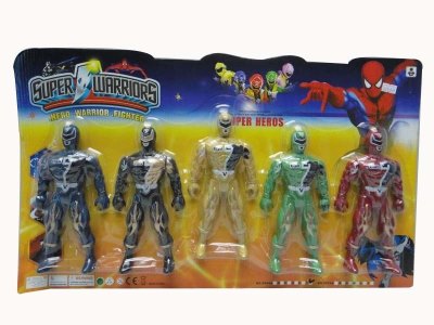 SUPER HEROS W/LIGHT 5PCS  - HP1030864