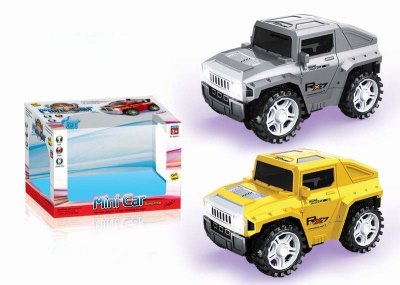 B/O BUMP AND GO POLICE CAR W/4LIGHT YELLOW/BLACK - HP1030867
