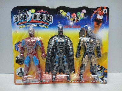 SUPER HEROS SET W/LIGHT 3PCS  - HP1030892