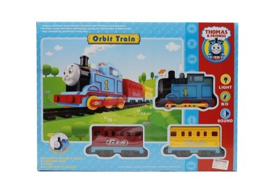 B/O ORBIT FUNNY TRAIN W/LIGHT & SOUND & ERUPTION OF SMOKE - HP1031009