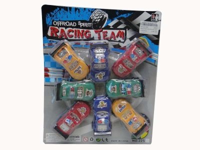 8PCS FRICTION POLICE CAR  - HP1031050
