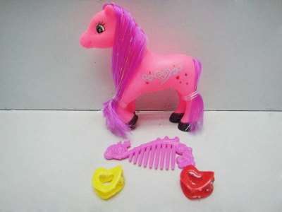 VINYL HORSE W/COMB & HAIRPIN - HP1031334