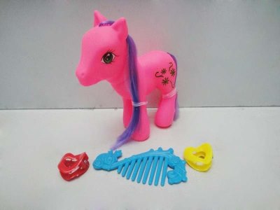 VINYL HORSE W/COMB & HAIRPIN - HP1031335