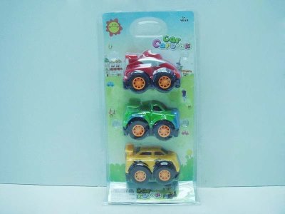 PULL BACK CAR(3PCS) 3ASST & 3COLOR - HP1031693