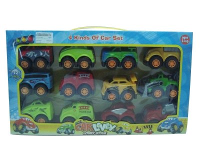 PULL BACK CAR 12PCS  4COLOR - HP1031695