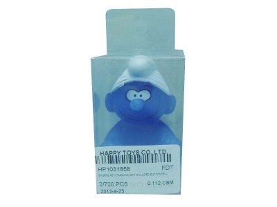SMURFS KEYCHAIN W/LIGHT INCLUDED BUTTONCELL - HP1031858