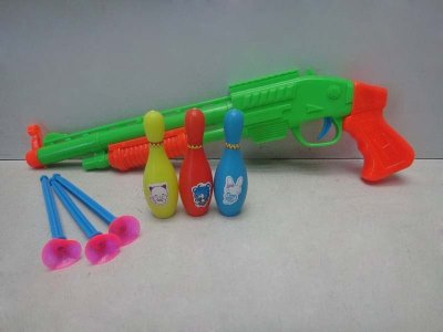 SOFT SHOOTING GUN W/BOWLING - HP1031929