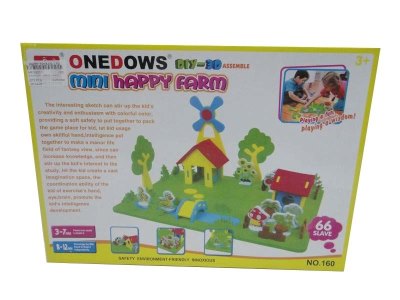 EVA MINI HAPPY FARM TOYS 66PCS  - HP1032011