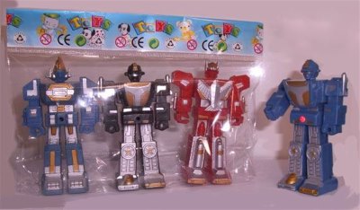 3PCS TRANSFORMER ROBOT W/LIGHT 3COLOR - HP1032558